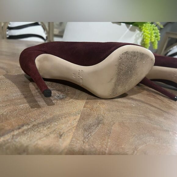 Miu Miu suede mule shoes size 38 (7.5 US) - Picture 10 of 12